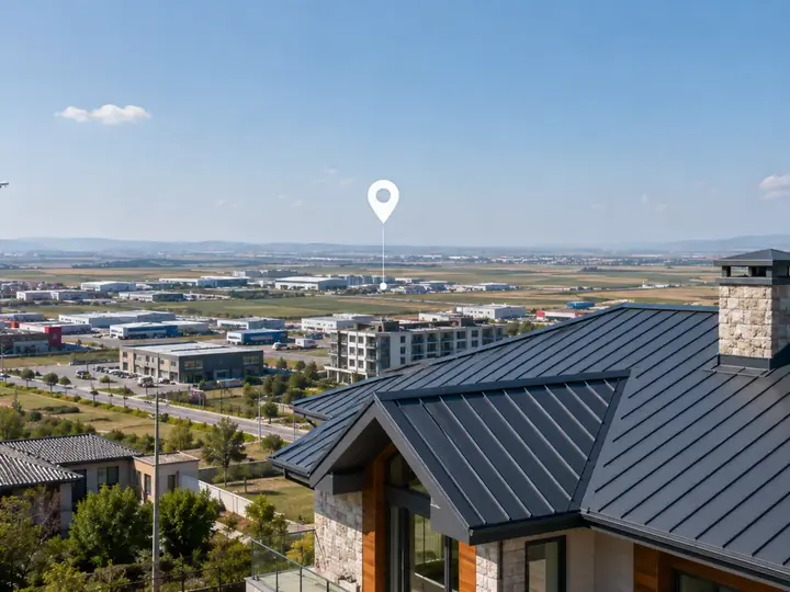 Akyurt Ankara Kenet çatı uygulama görseli Akyurt Ankara kenet çatı ilçe görseli
